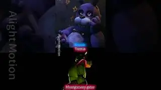 Bonnie vs Montgomery gator #fnaf #fnafvs #edit