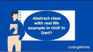 Abstract class with real life example in OOP in Dart for beginners in Urdu | Hindi 2023 Part 25