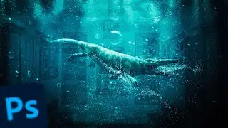 Speed Art Como Crear un Fotomontaje Bajo el Agua en Photoshop 2025