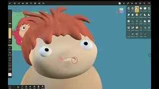 Designing Ponyo on Nomad Sculpt