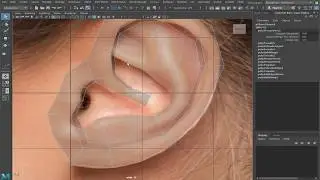 Ear modeling in Maya 2018 part 01