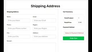 Laravel Full Course Class 47 | E-commerce Project | Shipping Module