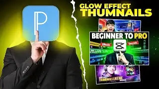 How to Make Glow Effect Thumbnails in Mobile (Pixellab) | how to make thumbnails for youtube