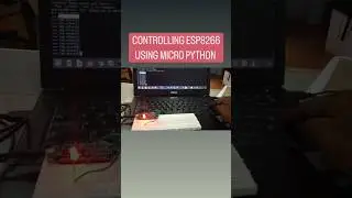 Controlling ESP8266 using Micropython #education #programming