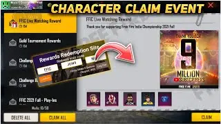 character claim event free fire 2021 | free fire asia championship 2021 redeem code | 