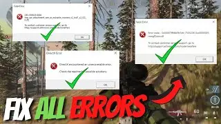 How To Fix COD Warzone All Errors Season 6 | Fix All Dev , Fatal ,DirectX Errors 👈