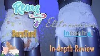 Rearz  Elite Hybrid #adultdiaper #Barnyard® and #Incontrol® In Depth review