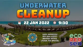 🤿 Egypt 2022: Underwater Cleanup in Sahl Hasheesh near Marina at Jan 22