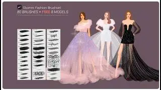 (Main Tutorial) Glomm Fashion Brushset for Procreate