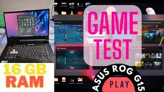 Top Load of game on 16 GB RAM Ddr 4 3200 mhz  on ASUS ROG G15 laptop.