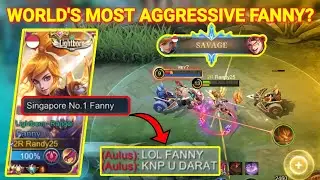 FANNY GOD SAVAGE?! Ini Fanny Gameplay Paling Rusuh Di Dunia | Mobile Legends
