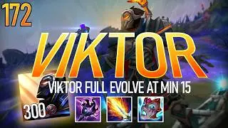 FULL EVOLVE VIKTOR AT 15 MINUTES! MY EDITOR SEND A LIST OF CHAMPS FOR YOUTUBE... 🫣 | Nemesis