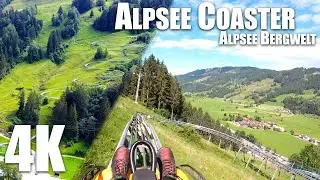 Längste Rodelbahn in Deutschland! | Alpsee Coaster | Alpsee Bergwelt | 4K Onride & Drone Footage