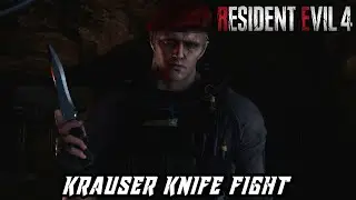Resident Evil 4 Remake - Krauser Knife Fight [No Damage | Hardcore]