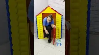 Большой детский игровой домик! Быстрая лёгкая сборка, высокое качество материалов.