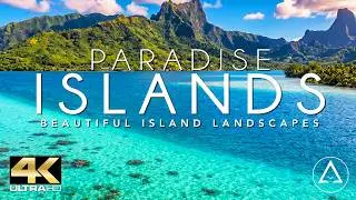 Paradise Islands in 4K | Ultimate Aerial Journey & Tropical House Vibes