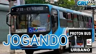 Jogando Proton bus urbano no dia 8 de dezembro (Aniversário de Guarulhos)