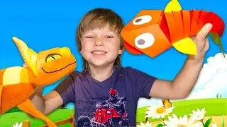 How to make origami FISH OUT of PAPER? Crafts for children with their own hands.