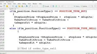 MQL4 MQL5 Course: How to modify open position in MQL5?