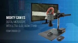 Digital Microscope Mighty Cam ES [3x-43x] With Ultra-Glide Stand