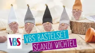 Kleine Winterfreunde basteln - VBS Bastelset Scandi Wichtel
