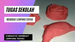 cinematic video tugas sekolah membuat lempung terigu