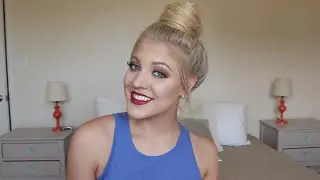 My Big Messy Bun Top Knot Tutorial | Fast & Easy