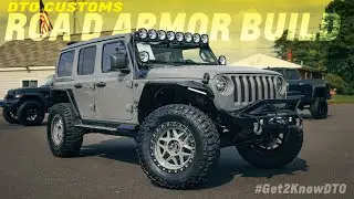 MASSIVE ** ROAD ARMOR BUILD ** 2021 Jeep Wrangler w/ ONE-TOUCH Top