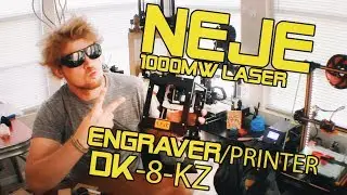 Laser Engraver Printing - NEJE DK-8-KZ 1000mW  | Quick Review!