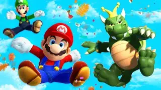 GMOD • Mario, Luigi and King Koopa Legendary Ragdolls [Jumping, Slides]