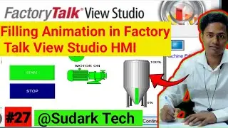 Filling Animation in Factory Talk View Studio HMI | Rockwell Automation | Sudark Tech | HMI