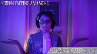(ASMR FOR SLEEP) Screen Tapping And More!