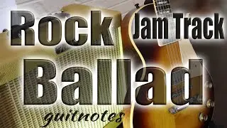 rock ballad jam track - key of Em