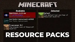 Cara Memasang Resource Packs di Minecraft Java!!