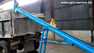 Grain loader shnekovy mobile ZSHP 1 6 meters