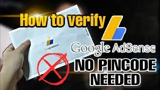 HOW TO VERIFY YOUR GOOGLE ADSENSE WITHOUT PIN CODE | MANUAL VERIFICATION - ENGLISH TUTORIAL