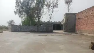 ارمڑپایان جنازگاہ میں باہر فرش کا کام مکمل