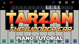 Tarzan The Wonder Car BGM Music | Tarzan Tune Mobile Piano Tutorial | Shrikesh Ambadkar