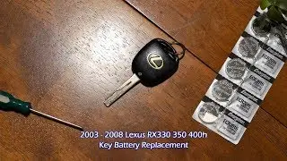 Lexus RX Key Battery Replacement - Quick & Easy in 4K - RX330 RX350 RX400h