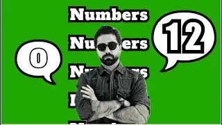 Numbers from 0 to 12 with exact pronunciation | A1