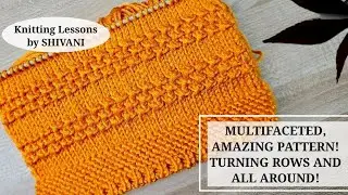 🟠Only 2 simple ROWS, but what a RESULT!🧡 Worthy, easy, amazing!ll 💥 Knitting patterns