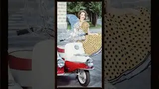 Ретро скутер Чезета 