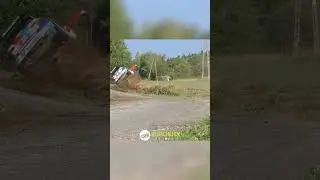 Rajd Małopolski 2024 - Wypadnięcie z trasy Kwiatkowski / Kozdroń - Skoda Fabia  Rally2 #shorts
