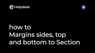How to margins sides, top and bottom to sectiion