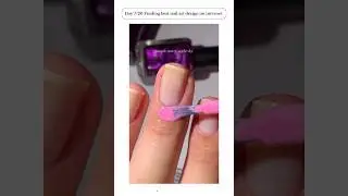 NAIL ART DESIGN DAY-7 #nailart #shorts #nailpaint