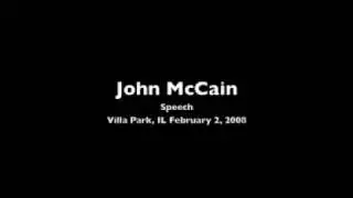 John McCain: Speech 02/01/08