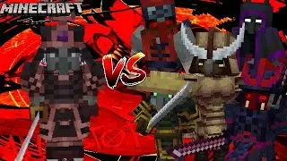 shogun jie VS Code Red Bosses (Minecraft Mob Battle)