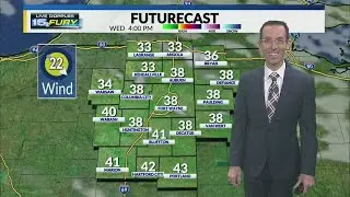 Winds decrease tonight