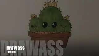 TUTO/dessin CACTUS KAWAII