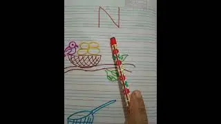 How to write capital letter N